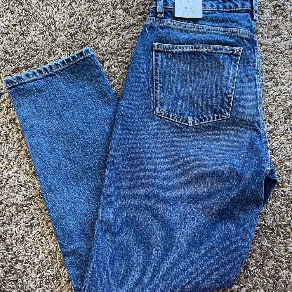 NWT ZARA SLIM Blue Jeans